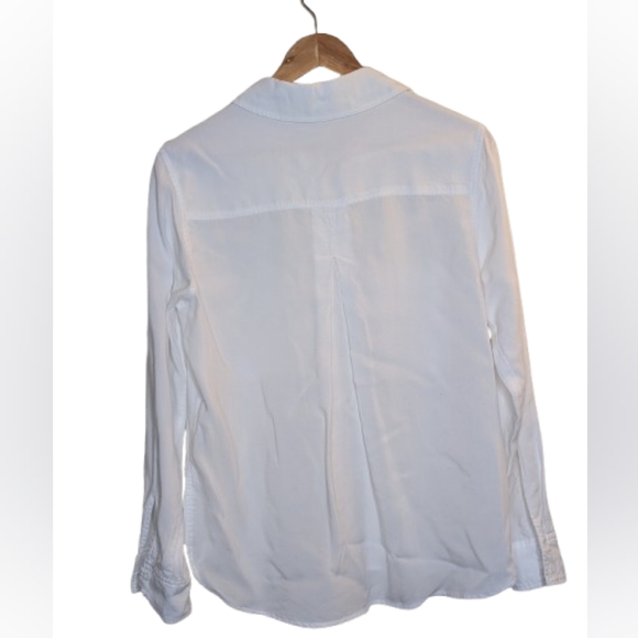 Anthropologie Cloth & Stone White Button Down Shirt - Picture 2 of 5